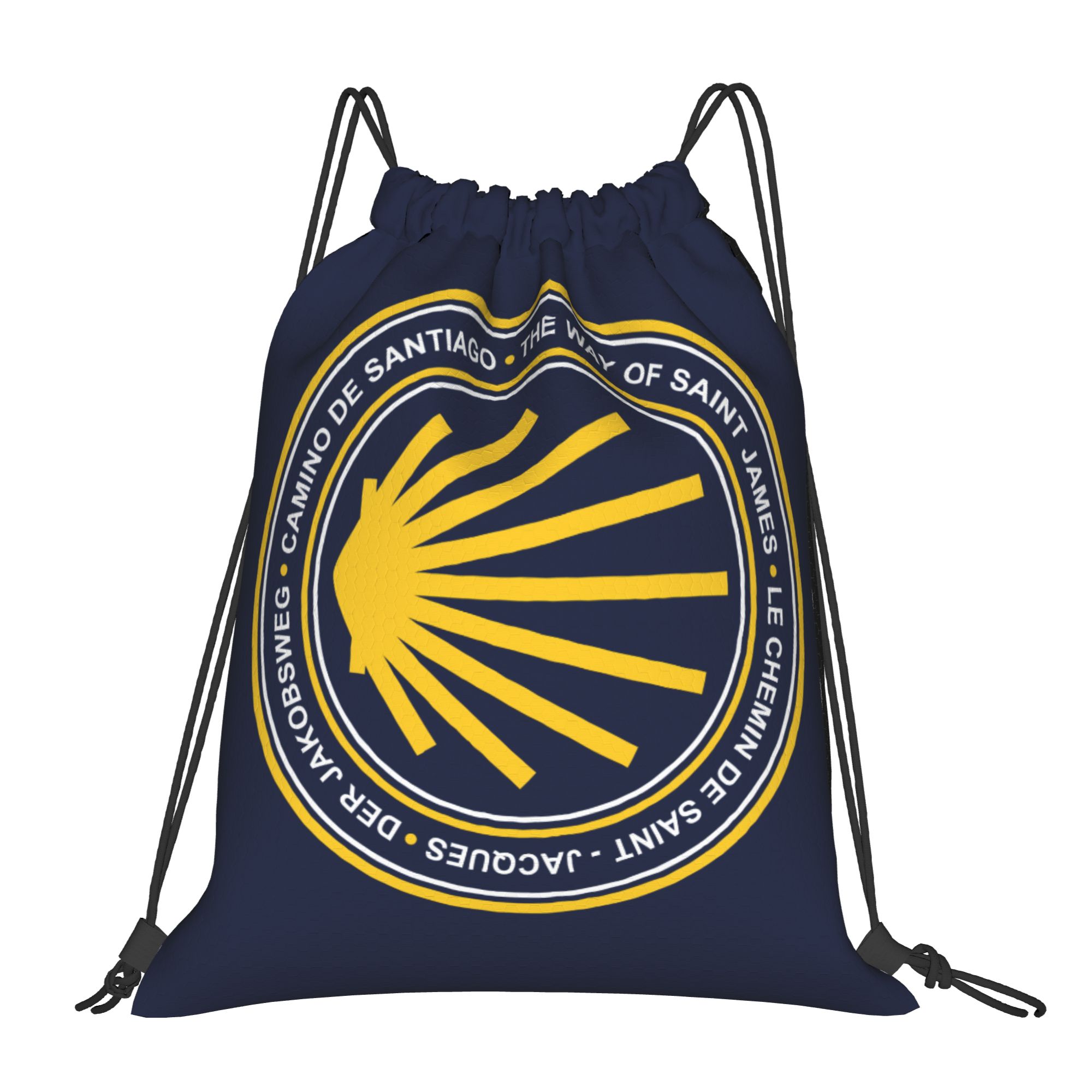 Drawstring Gym Bag - Mochila personalizada con cordón y escudo