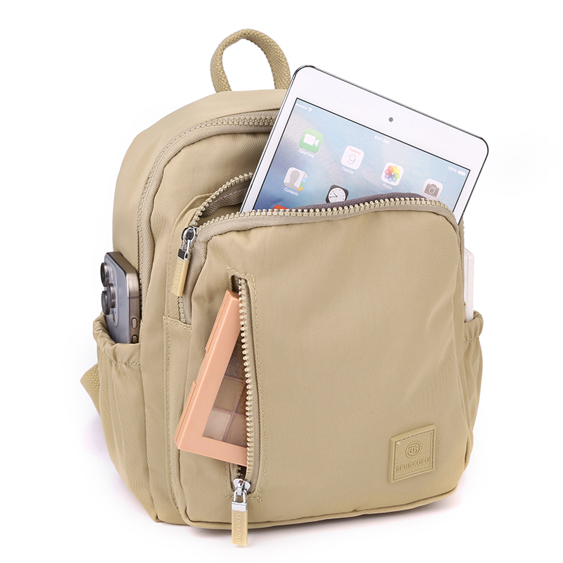 Canvas Backpack Casual - Mochila de viaje impermeable para mujer,
