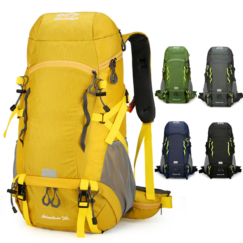 Rain Cover Backpack - Mochila impermeable de 50L para acampar,