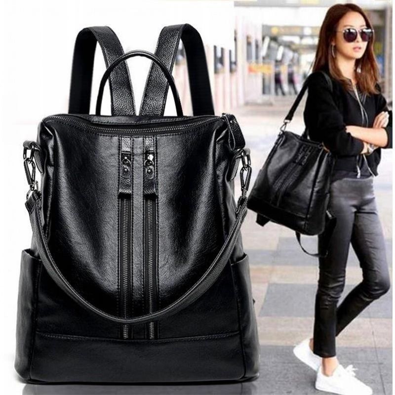 Mochila escolar de cuero suave - Mini Backpack Purse reseña y precio