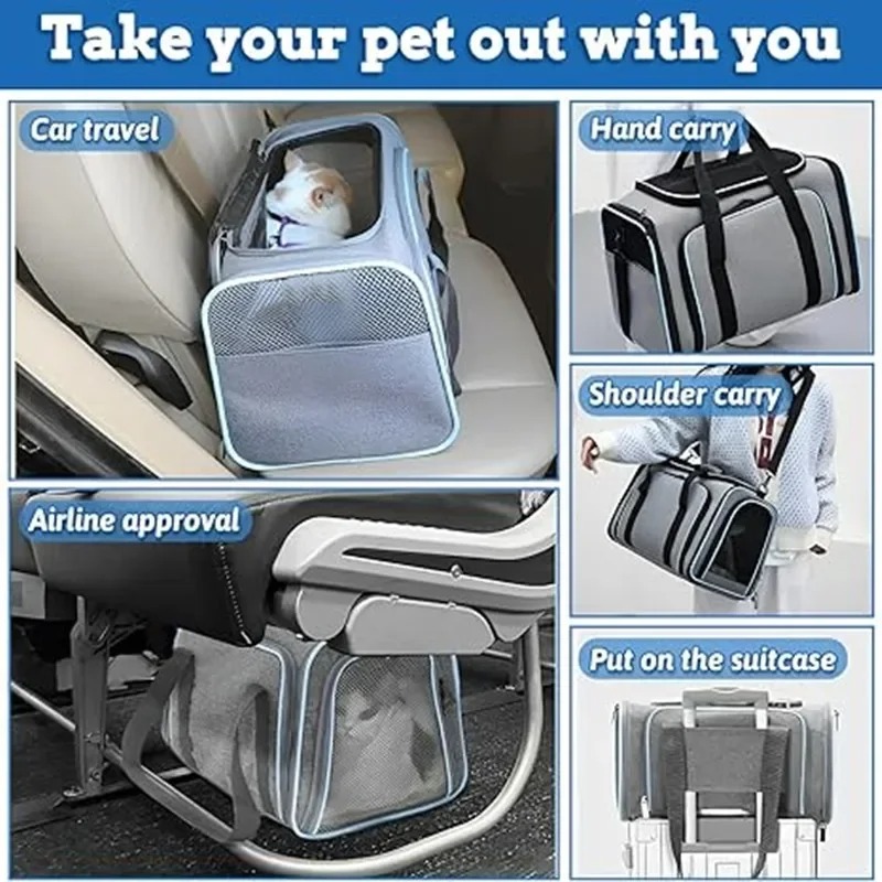 Mochila Porta Mascotas Plegabl - Foldable Backpack Small reseña y precio