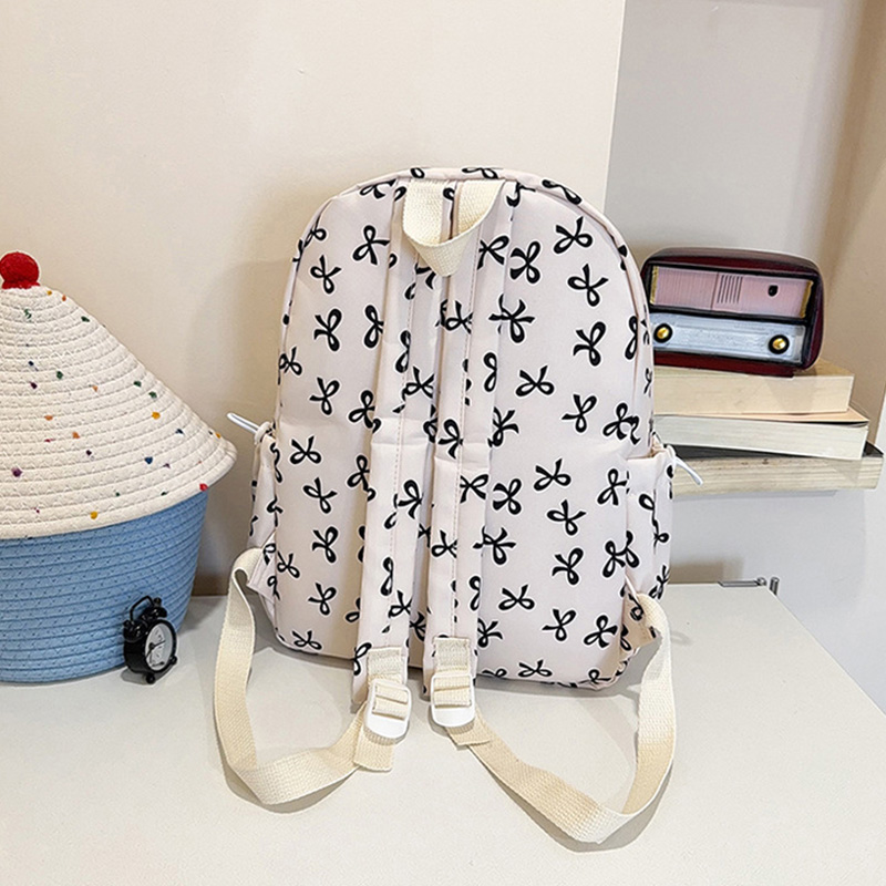 Mochila con estampado de lazo, - School Backpack Teen reseña y precio