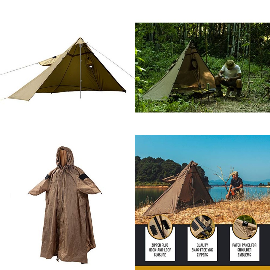 TENTSFORMER Poncho con Capucha - Rain Cover Backpack reseña y precio