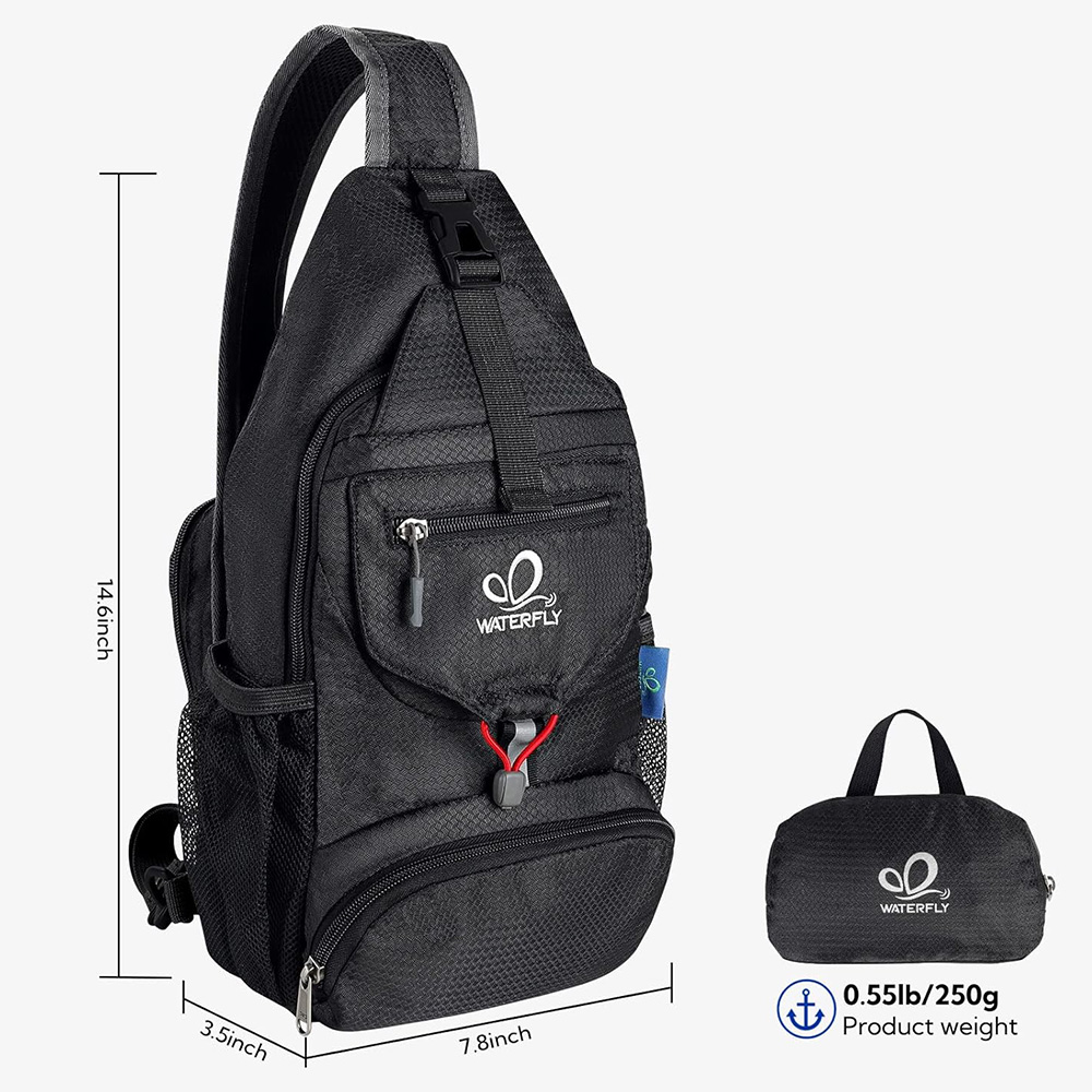 Bolsa de pecho WATERFLY, bando - Sling Backpack Shoulder reseña y precio